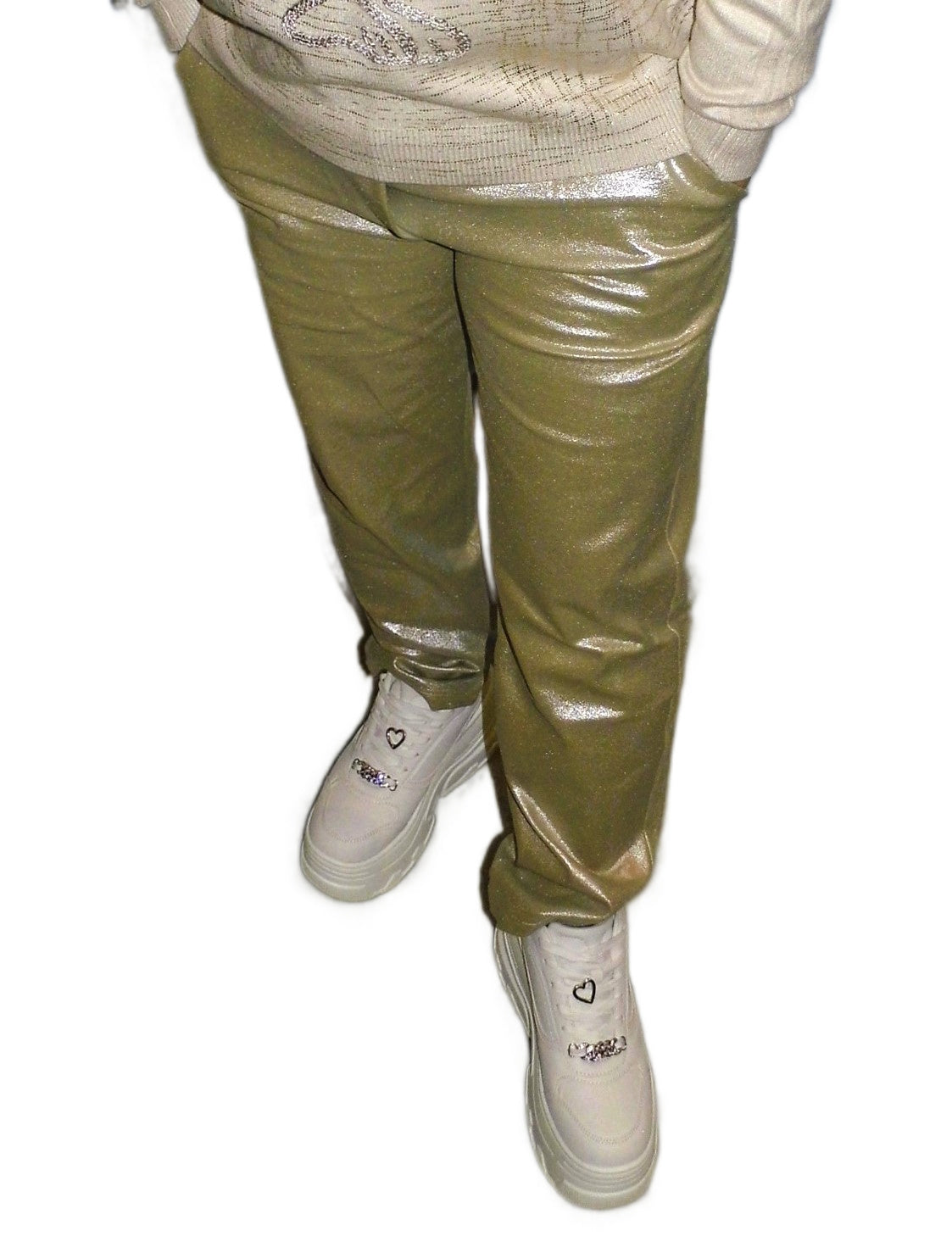 Broek Livans zilver.