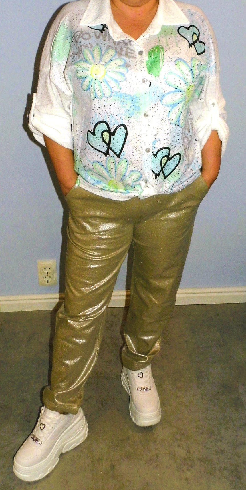 Mousseline overhemd - Livans.