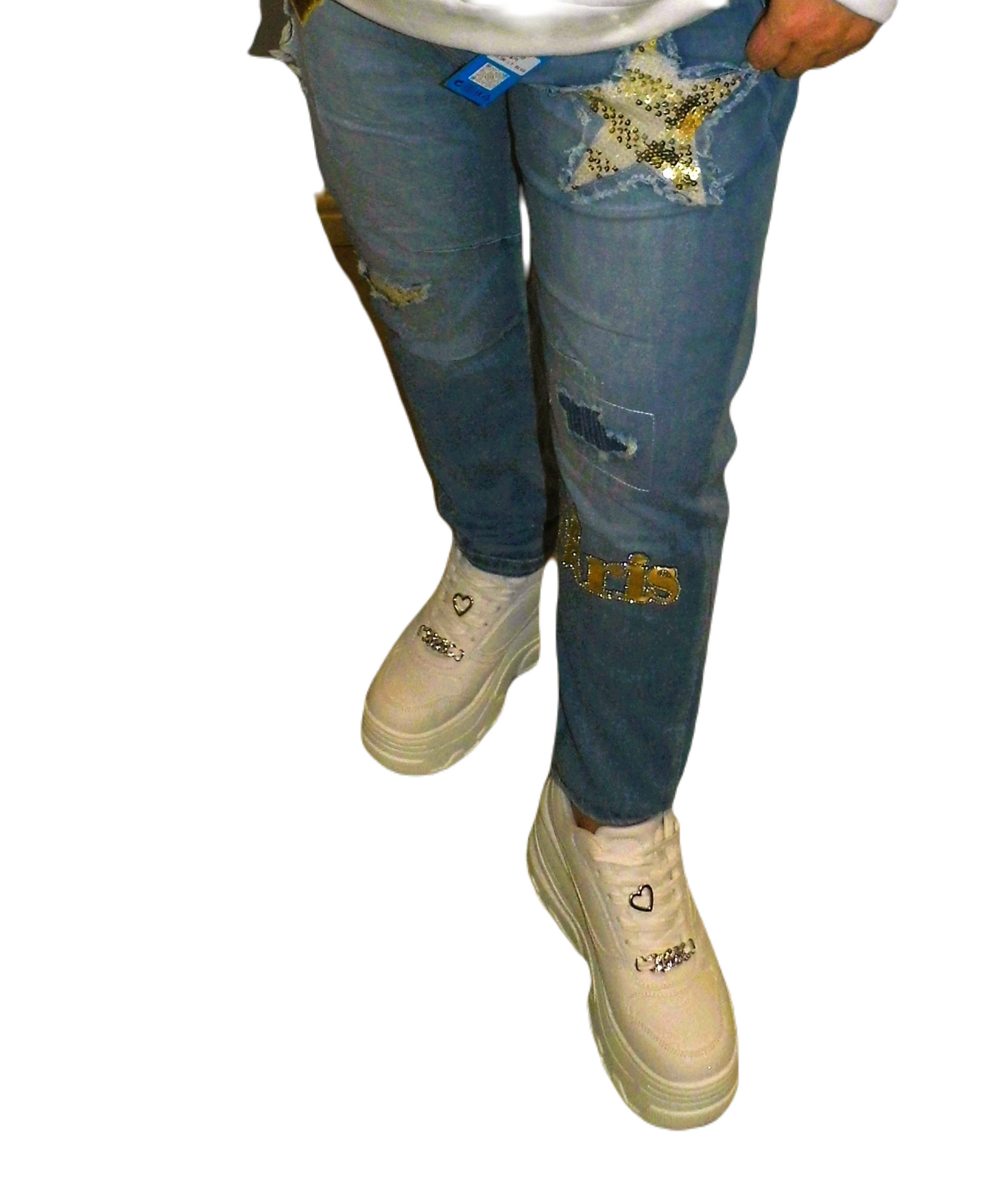 Jeansbroek "ster"